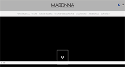 Desktop Screenshot of madonna.pl