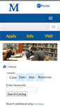 Mobile Screenshot of library.madonna.edu