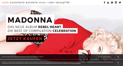 Desktop Screenshot of madonna.de