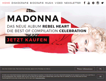 Tablet Screenshot of madonna.de